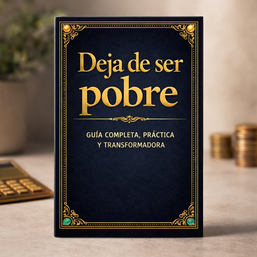 Deja de ser Pobre + 3 BONOS: Guía completa, práctica y transformadora